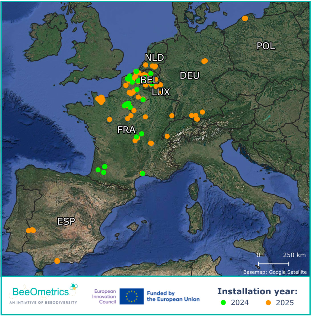 Map BeeOmetrics